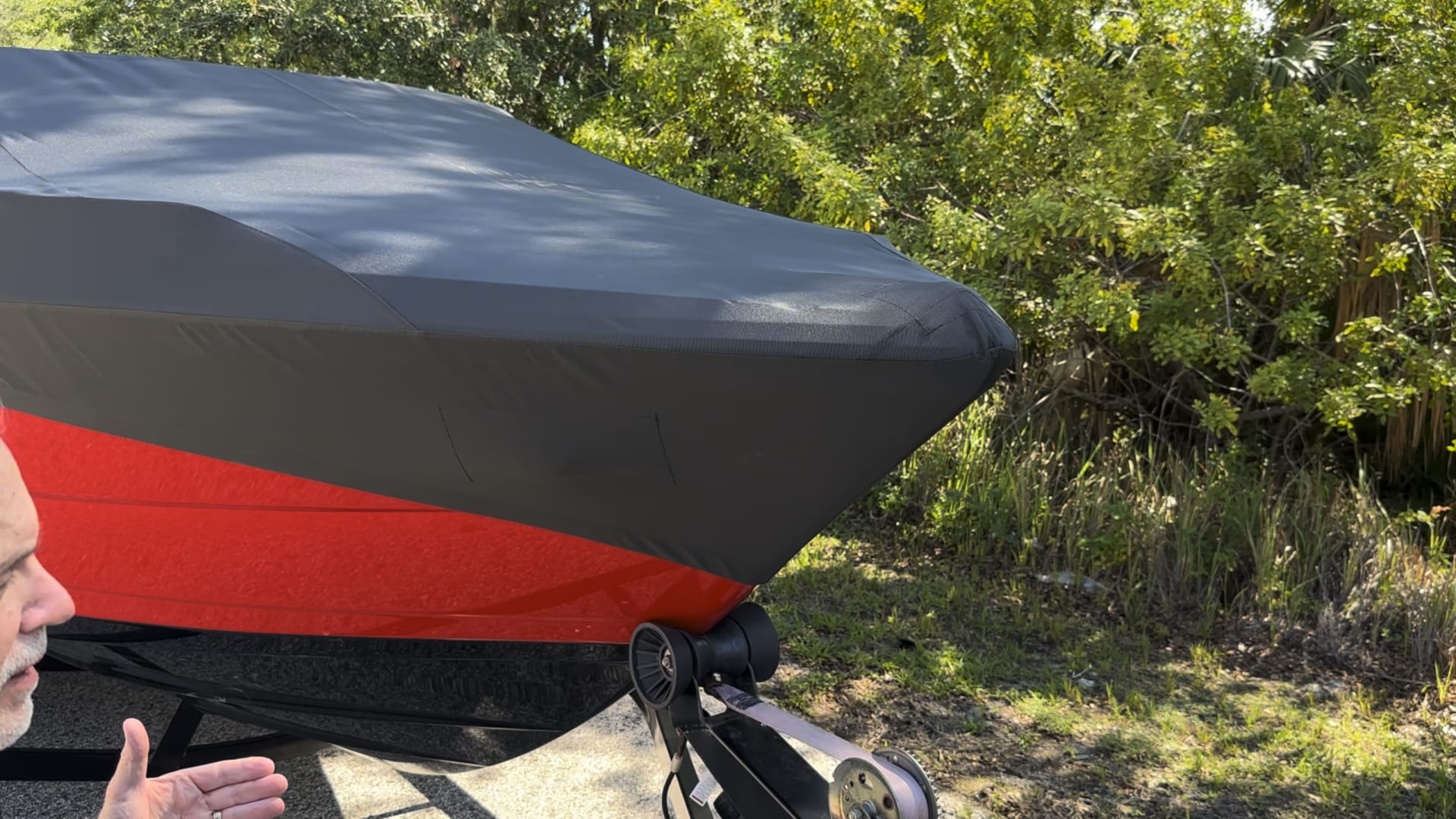 Taylor Made FormFit Custom Boat Cover Nose